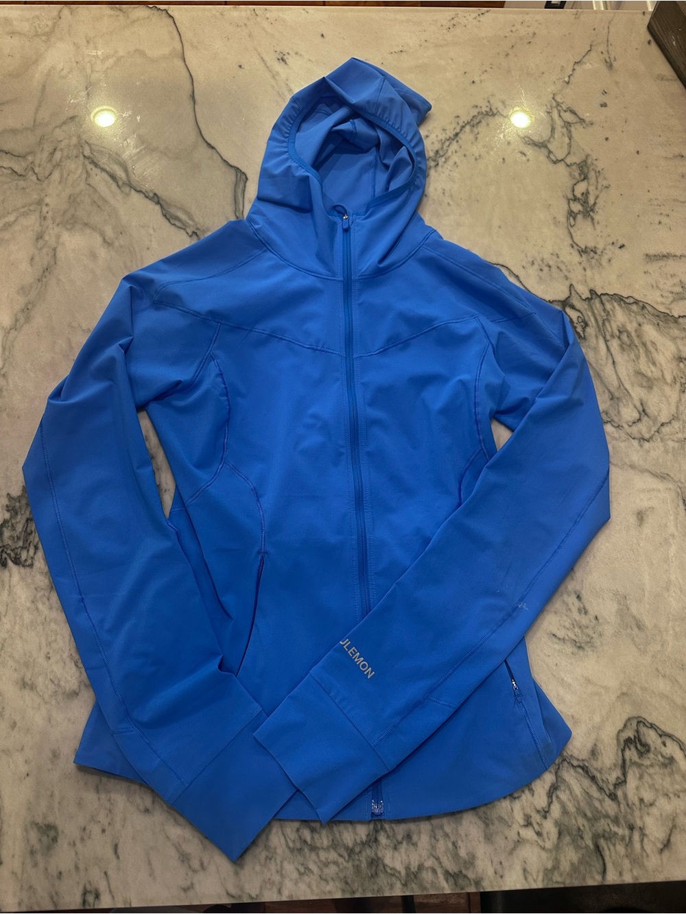 lululemon athletica Electric Blue Full-Zip Hooded Jacket